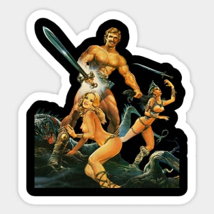 Hoven - The Long Swift Sword of Siegfried aka The Lustful Barbarian Sticker